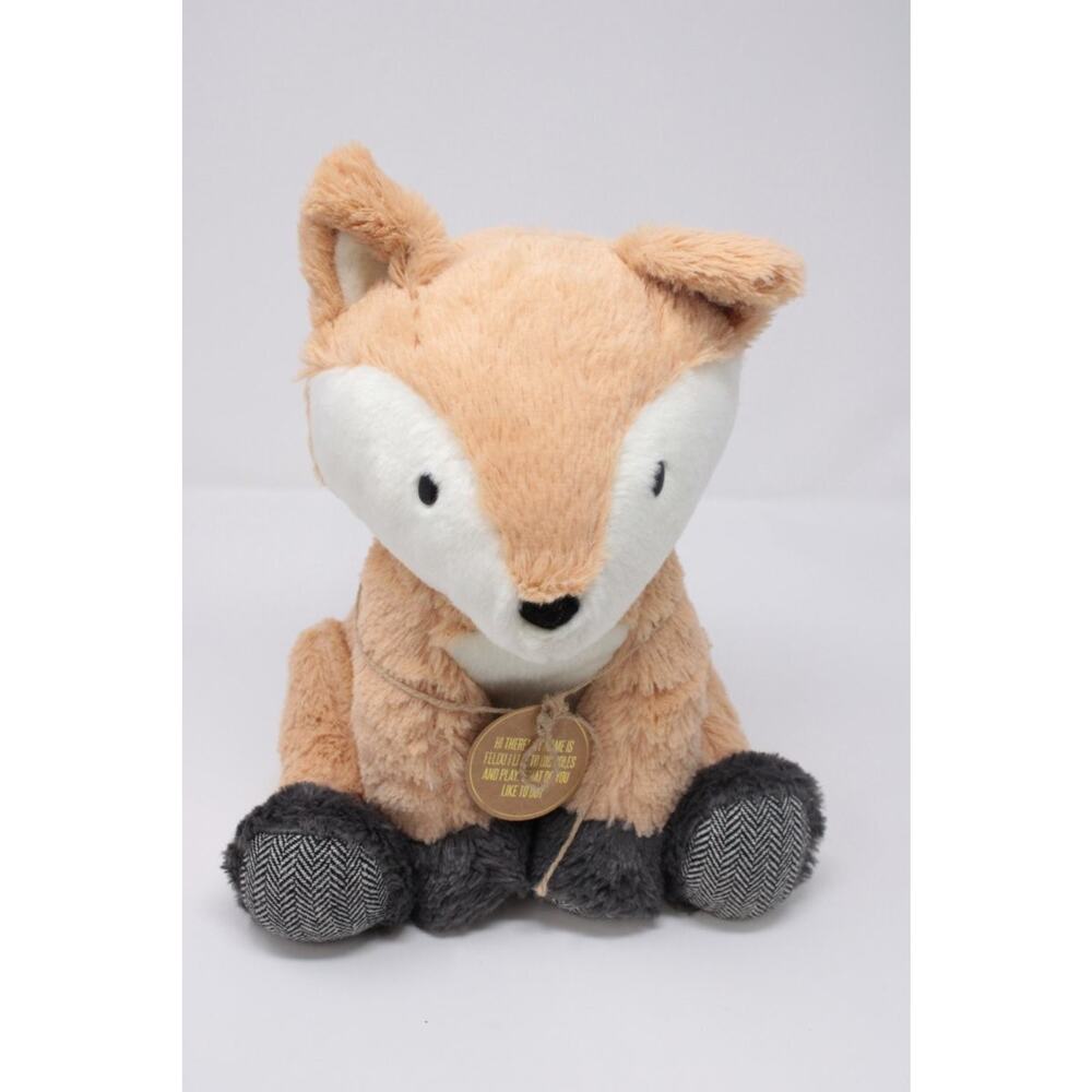 Heat & Hug Felix Plush Fox Weighted Comfort Animal EUC Stuffed Toy